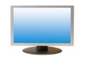 Wide Screen LCD Monitor Royalty Free Stock Photo