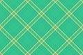 Wide seamless texture fabric, many plaid vector pattern. Customized textile check background tartan in mint and cyan colors