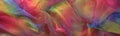 Beautiful Cascading Rainbow Chiffon Banner Background Royalty Free Stock Photo