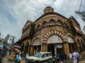 Wide Shot of Crawford Market Building Structure With Sunny Sky At Kalbadevi, Mumbai, India