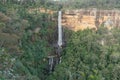 wide shot of fitzroy falls from jersey lookout at morton national park Royalty Free Stock Photo