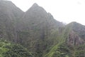 Wide shot of Iao Valley in West Maui, Hawaii Royalty Free Stock Photo