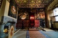 wide shot interior Stirling castle king's room Royalty Free Stock Photo