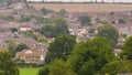 Panoramic view of Axminster, England