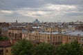 Wide shot skyline Saint Peterbourg Russia Royalty Free Stock Photo