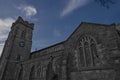 Wide shot of St John Thornham Church in Castleton Rochdale
