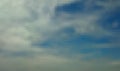 Wide Skyscape Panoramic Clouds Sky Royalty Free Stock Photo