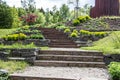 wide stone stairs Royalty Free Stock Photo