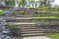 wide stone stairs Royalty Free Stock Photo