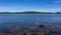 Wide view of Branch Lake in Maine Royalty Free Stock Photo