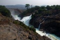 Wide view of Caculo CabaÃÂ§a Waterfalls