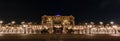 Wide view of the Emirates Palace hotel of Abu Dhabi