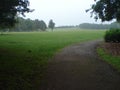 Wide view of the Green Field in the Spring