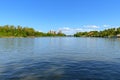 Wide view of Igapo lake, Londrina - PR, Brazil