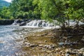 View of Jennings Creek Waterfalls Royalty Free Stock Photo