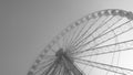 Wide view of a large ferris wheel Royalty Free Stock Photo