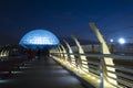 Wide View of Middle East's largest planetarium, Mina Dome