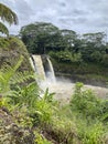 Rainbow falls Hawaii Royalty Free Stock Photo