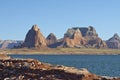 A wide view of the red rock landscape Royalty Free Stock Photo