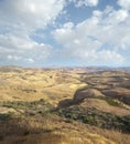 Wide View Of The Sicilian Hinterland