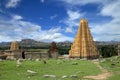 Wide view of Virupaksha - Vijayanagar Temple at Hampi Royalty Free Stock Photo