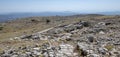 Wide view of Zeus temple on Attavyros mountain