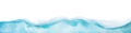 Wide web banner design of abstract blue water surface Royalty Free Stock Photo