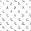 Wide wing pattern vector seamless Royalty Free Stock Photo