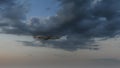 Aeroplane takeoff and landing video 3d rendering