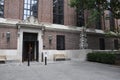 Widener Library entrance from Harvard Campus in Cambridge Massachusettes State of USA Royalty Free Stock Photo