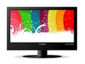 Widescreen lcd monitor Royalty Free Stock Photo