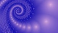 Widescreen spiral misty blue
