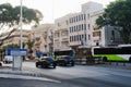 Floriana, Malta, August 2019. View of the entrance to the main street of the city.