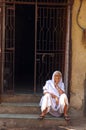 Widow in India Royalty Free Stock Photo