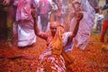 Widows celebrate Holi festival