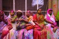 Widows celebrate Holi festival