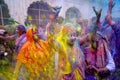 Widows celebrate Holi festival