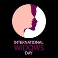 widows day International icon of portraits