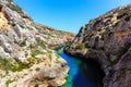 The Wied il-Ghasri Canyon on Gozo