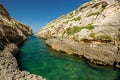 Wied il-Ghasri, Gozo, Malta Royalty Free Stock Photo