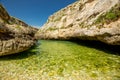 Wied il-Ghasri, Gozo, Malta Royalty Free Stock Photo