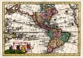 1730 Wiegel Map of North and South America