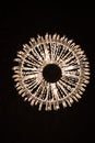 Wieliczka, Poland - Decorated chandelier at the Wieliczka salt mine Royalty Free Stock Photo