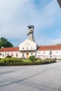 Wieliczka Salt Mine with elevator to Danilowicz Shaft Royalty Free Stock Photo