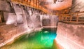 Wieliczka Salt Mine interior in Poland Royalty Free Stock Photo