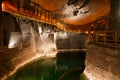 Wieliczka salt mine.