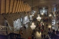 Wieliczka Salt Mine St. Kinga`s Chapel with chandeliers and statues made from salt Krakow, Poland, tourist landmark