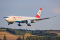 Boeing 777 from Austrian Royalty Free Stock Photo