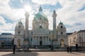Karlskirche in Vienna Royalty Free Stock Photo