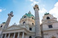 Karlskirche in Vienna Royalty Free Stock Photo